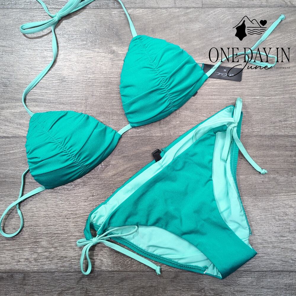 A.Che Halter Tie Side Bikini Swimsuit Size XS